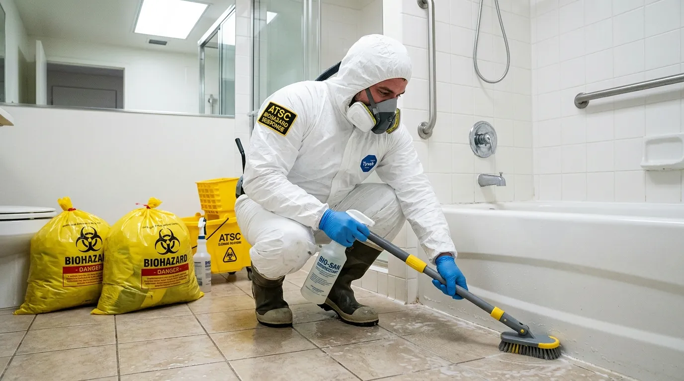 Decontamination equipment deployed for Blood Cleanup in Attleboro